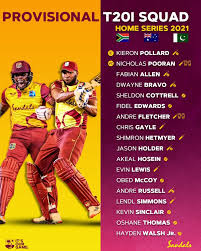 July 12, 2021 | 3rd t20i venue: West Indies Name Provisional T20 Squad For Exciting Summer Schedule Windies Cricket News