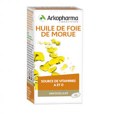 Huile de foie de morue \ɥil də fwa də mɔ.ʁy\ féminin. Huile De Foie De Morue 60 Capsules Arkogelules Arkopharma