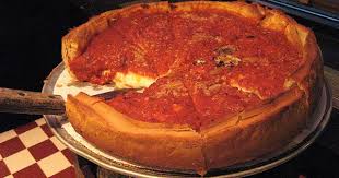 Bobby Flay S Chicago Deep Dish Pizza Dough Throwdown Recipe Recipe Food Com Recipe Deep Dish Pizza Recipe Chicago Deep Dish Pizza Deep Dish Pizza