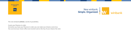Winbank moves one step forward by giving you the ultimate flexibility to create online your. New Winbank Pireaus Bank On Behance