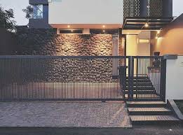 Pagar besi kukuh (3 set). 16 Rekomendasi Desain Pagar Stainless Tidak Usah Bingung Mencari Inspirasi Rumah123 Com