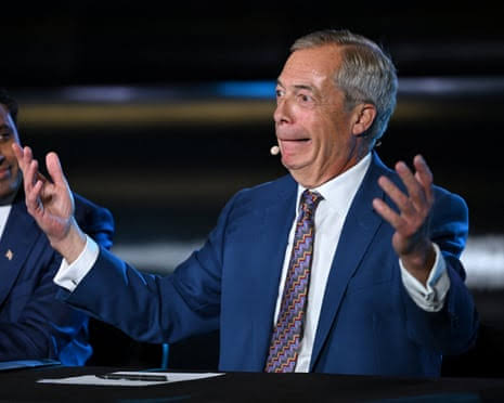 Just as Saint Nige thought it was safe to reappear, along comes pesky ITV | John Crace | The Guardian