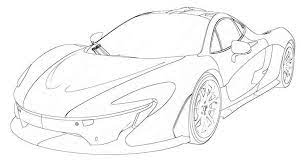 Mclaren offers an exclusive gray color known as chicane, which makes the vehicle look like a gliding bullet in. Resultado De Imagem Para Desenho De Uma Mclaren P1 Em Branco Mclaren P1 Maclaren Cars Mclaren