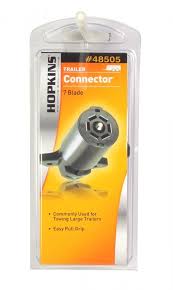 This will be a plug and play type harness, so it's easy to install and will allow you to tow a trailer with brakes. Hoppy 7 Pole Trailer End Plug