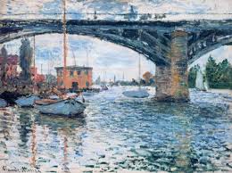 Claude Monet The Bridge At Argenteuil Grey Weather 1874 Monet Art Claude Monet Paintings Claude Monet