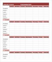 You will be working outdoors throughout a variety of weather conditions. 17 Food Inventory Templates Doc Pdf Free Premium Templates