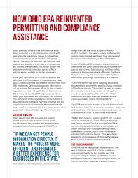How to get epa license. How Ohio Epa Reinvented Permitting And Compliance Assistance