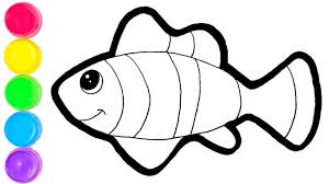There will be no difficulties and misunderstandings, because we do not just show, but we also describe every step in detail. Draw Fish Easy Steps Fish Easy Drawing For Kids How To Draw Fish Easy Step By Step For Kids Youtube