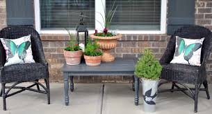 Your front porch should look lovely in order to make a good first impression on anyone who sees it. Exterior Front Porch Decoration Ideas Fantastic Black Wooden Armchairs And Rectangular Black Woodne Side Table Also Brown Clay Flower Pots For Your Front Porch Decorating Ideas In Brown Kirk Mccullen St Louis Living
