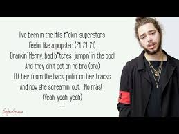 21 savage hottest songs, singles and tracks, sneakin', issa, x bitch, i be on, rockstar, gucci on my, 100, pull up n wreck, bank account, cocky. Post Malone Rockstar Lyrics Feat 21 Savage Youtube Post Malone Lyrics Latest Song Lyrics Lyrics