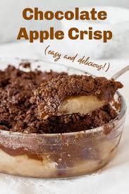 Chocolate Apple Crisp Vintage Kitchen