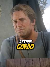 Arthur Gordo em Red Dead Redemption 2: Aventura Épica