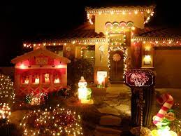 That's one giant gingerbread house. 15 Colorful And Outrageously Themed Outdoor Christmas Lights Diy