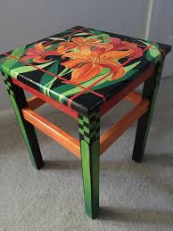 Spring End Table Etsy In 2020 Painted Furniture Antiquing Furniture Diy Funky Furniture