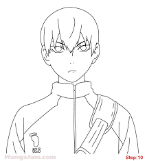 How Draw Tobio Kageyama Haikyuu 09 Anime Character Drawing Anime Lineart Anime Drawings Tutorials