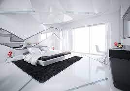 Black White Interiors Luxury Bedroom Design White Bedroom Decor Futuristic Bedroom