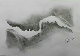 Facebook Couple Drawings Drawing Images Couple Sketch