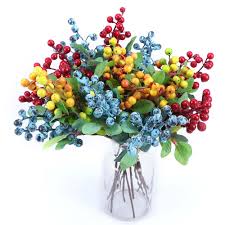 The arm sheaf bouquet or presentation bouquet commands attention, even in demure shades of white. Home Garden Artificial Fruit Berry Flower Bouquet For Home Wedding Flowers Shop Decoration Flowers