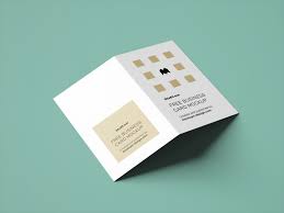 Here are the standard guidelines to adhere to when setting up your business card text sizes: Free Vertical Folded Business Card Mockup Psd Set Uk Size Good Mockups