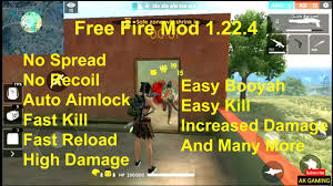 You can use this free fire running hack feature, when an enemy almost killed you then you can use this feature and move away from the enemy. Free Fire Mod 1 22 4 Hack No Spread Auto Lock No Recoil No White Bodies By