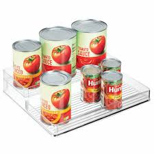 I have used an old jeans and three tin containers. 2 Tier Plastic Kitchen Cabinet Food Storage Rack 10 5 X 12 X 2 7