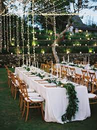 31 Stunning Decor Ideas For Your Backyard Wedding Day A Southern Wedding Garden Wedding Reception Wedding Backyard Reception Outdoor Wedding Decorations