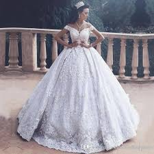 Brautkleider von exklusiven designern oksana mukha eddy k. Grosshandel Victorian Islamischen Muslim Ballkleid Brautkleider 2019 Weg Von Der Schulter Voll Spitzeappliques Arabisch Russisch Italien Brautkleider Von Bridalaffairshop 172 35 Auf De Dhgate Com Dhgate