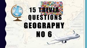 Consultant for hawk & hummingbird airline (hha). 15 Trivia Questions Geography No 6 Apho2018