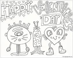 Happy Valentines Day Coloring Page Valentines Day Coloring Page Valentine Coloring Pages Printable Valentines Coloring Pages