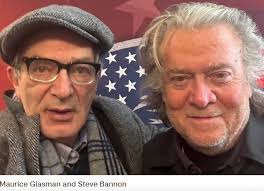 For those of you who didn't know, pictured here is Steven Banon, Maurice  Glasman, founder of the 'Blue Labour' movement, a right-wing pressure group  behind a lot of Labour's rightward shift.