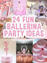 Ballet posters (does your local dance store have anything to share?) metallic silver and gold stars. 24 Fun Ballerina Party Ideas Ballerina Cake