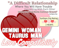 Gemini Woman Taurus Man Difficult But Not Impossible Sunsigns Org If a taurus man and gemini woman are to survive as a couple, they absolutely must.