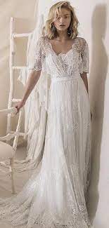 Casual Half Sleeve Lace A Line Wedding Dresses Wedding Dresses Vintage Bohemian Wedding Dress Uk Ball Gown Wedding Dress