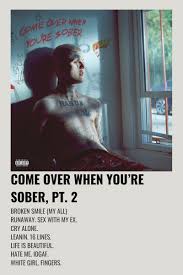 Lil Peep Come Over When You Re Sober Pt 2 Album Download Lil Peep Come Over When You Re Sober Pt 2 In 2020 Film Posters Minimalist Movie Poster Wall Music Album Cover