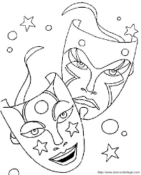Coloring Carnival Page Mask Ausmalbilder Wenn Du Mal Buch Ausmalen