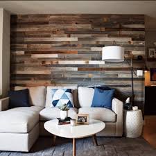 Handmade In The U S Plank And Mill Makes The Most Affordable And Easiest To Install Reclaimed Peel And Reclaimed Barn Wood Wood Plank Walls Stick On Wood Wall