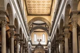 Pictures of the church at wikimedia commons are here. Basilica Di Santo Spirito Gli Interni Il Croficisso Di Michelangelo Visita Firenze It