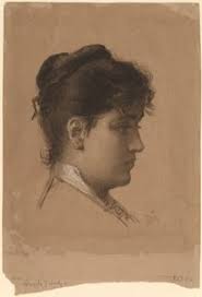 Head of a Girl, Profile by Robert Frederick Blum