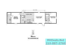 How much a 1995 two bedroom, two bathroom mobile home is worth, depends on the condition. 2 Bed 2 Bath New Singlewide Home Clayton Delight