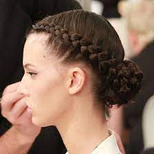 Tight Braid With Bun Beauty Hair Makeup Fashion Week Hair Hair Makeup