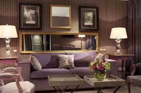 La Maison Favart Paris France As Charming And Striped Walls Living Room Interior Design Living Room Modern Living Room Interior