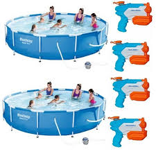 Kohls 100 53 Bestway Steel Pro 12 X 30 Frame Pool Super Soaker Regularly 266 20 In Kohls Cash Swimming Pools Inflatable Swimming Pool Dog Pool