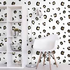 Zazzle.com has been visited by 100k+ users in the past month Leopard Metallic Animal Print Wallpaper Black Gold Wallpaper From I Love Wallpaper Uk