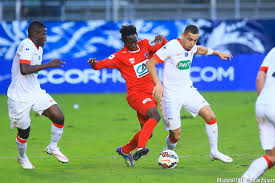 Jovetic gives monaco win at grenoble in french cup. Photos Foot Layvin Kurzawa 04 01 2014 Nimes Monaco Coupe De France