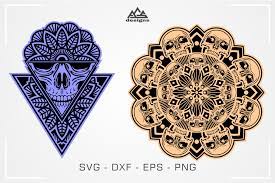 Download Skull Mandala Art Svg Design By Agsdesign Thehungryjpeg Com