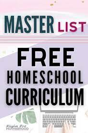 We did not find results for: Huge List Of Free Homeschooling Curriculum