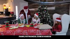 FamilyStrokes - Redhead Milf And Teen Have A Christmas Orgy With Stepdad  And Stepbrother - XNXX.COM