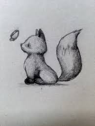 Little Fox Cute Fox Cutefox Animal Draw Art Pencil Kuuvalasdraw By Kuuvalas Animal Drawings Sketches Cool Art Drawings Art Drawings Sketches Simple