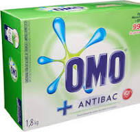 Detergente em Pó 1,8Kg Antibacteriano Unit, Omo