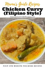 Chicken Curry Filipino Style In 2020 Chicken Curry Chicken Chicken Recipes